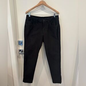 Men's Black Cotton Jeans Slim Fit